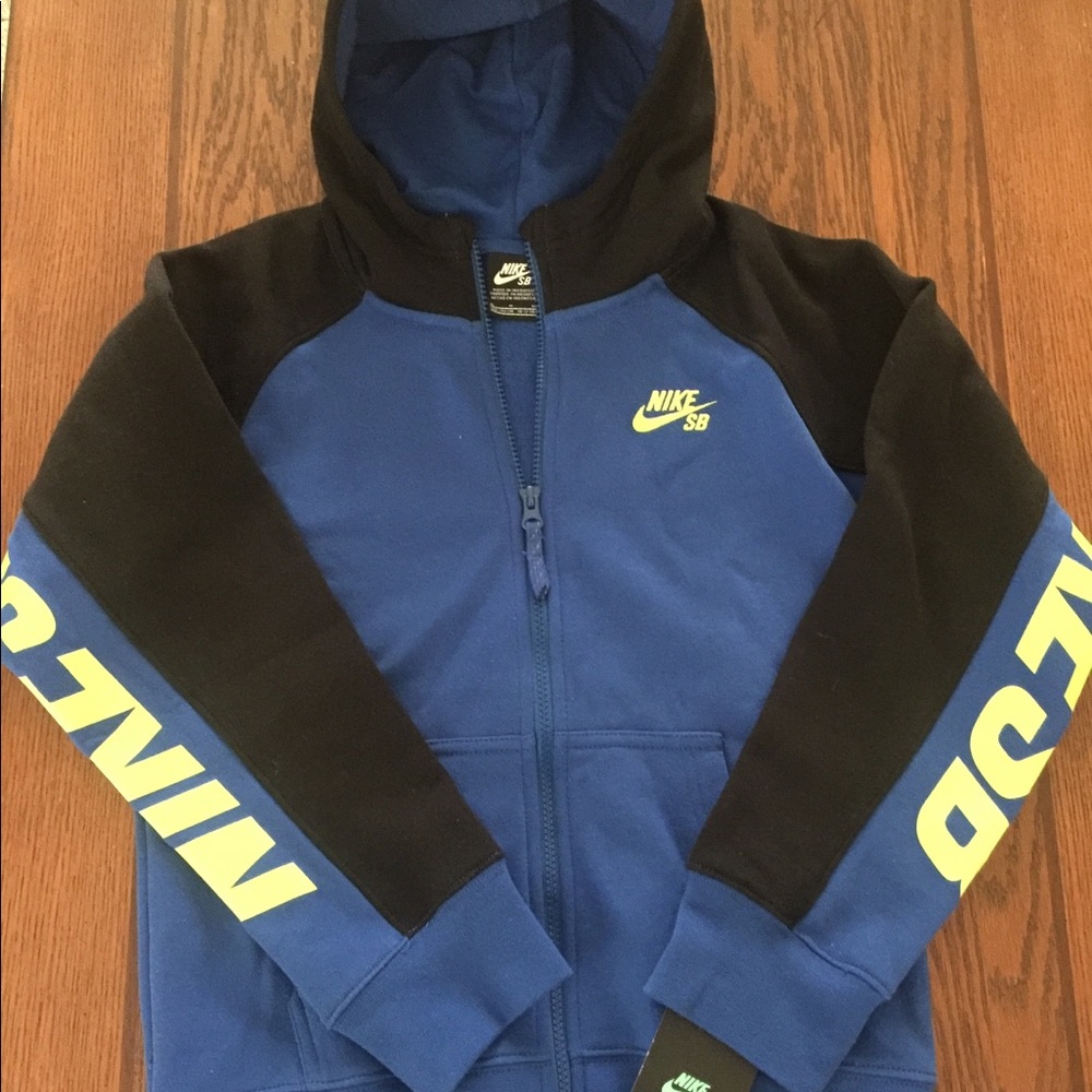 NIKE SB YOUTH MEDIUM BASEBALL FULL ZIP HOODIE